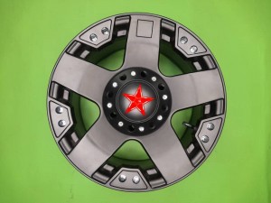 16SSQ ROCK STAR 6-139 8J ET0 SATINBLK